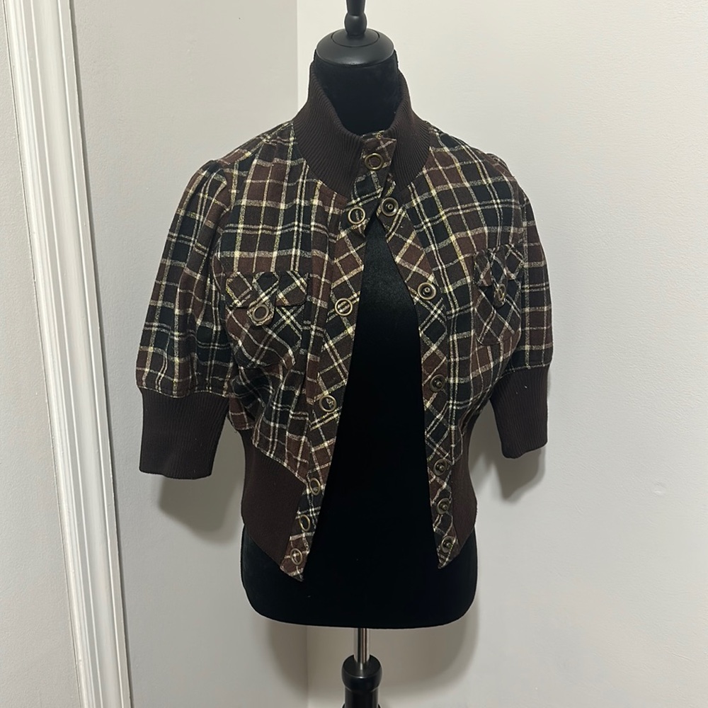 Brown Sweater Jacket
